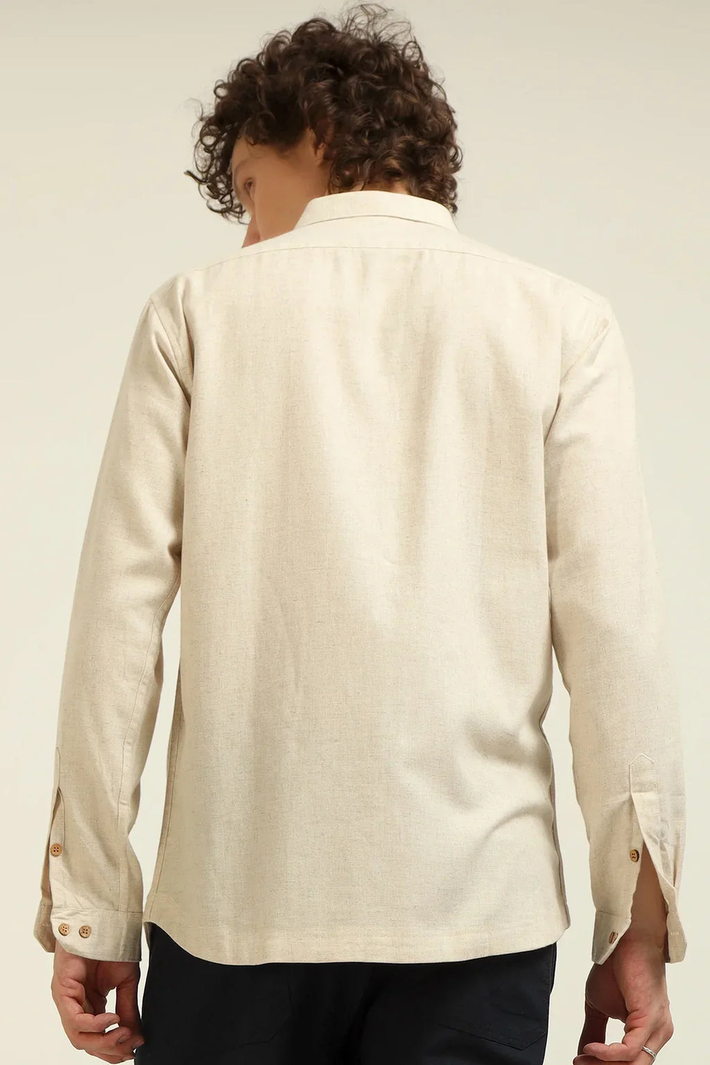 Men’s Sparrow Embroidered Linen Shirt