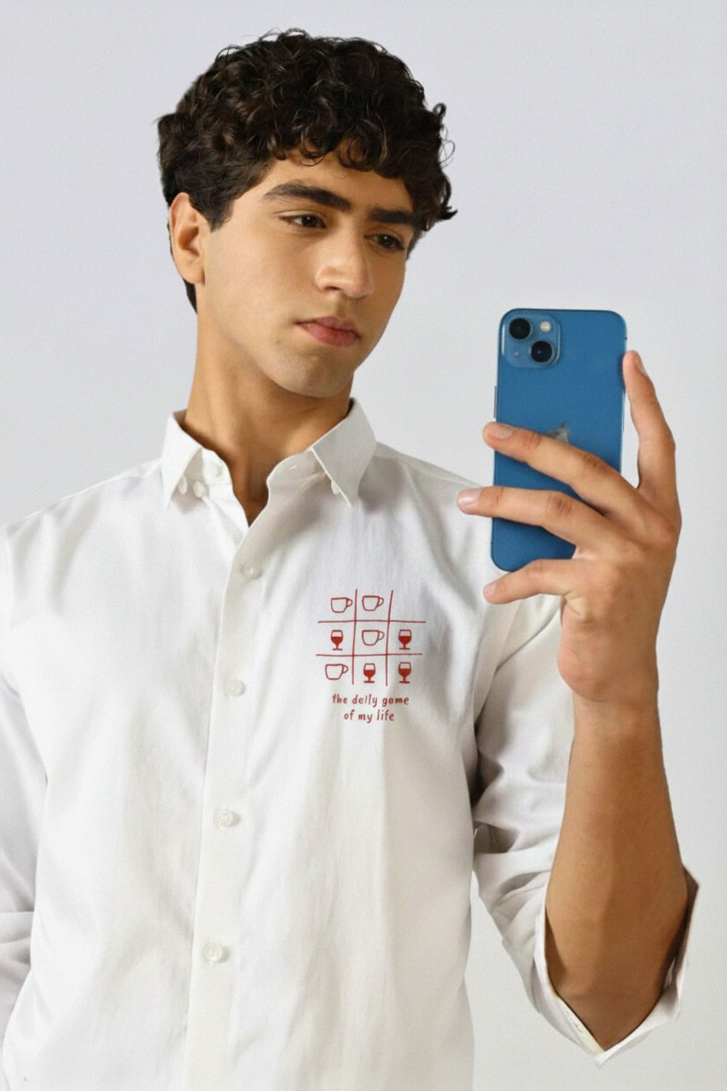 Men’s Routine TTT Embroidered Linen Shirt