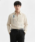 Men’s Loss Embroidered Linen Shirt