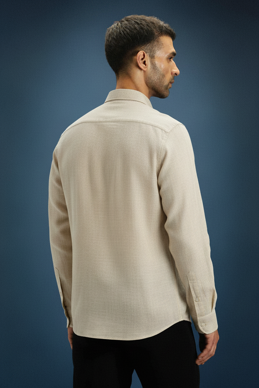 Men’s EB11 Embroidered Linen Shirt