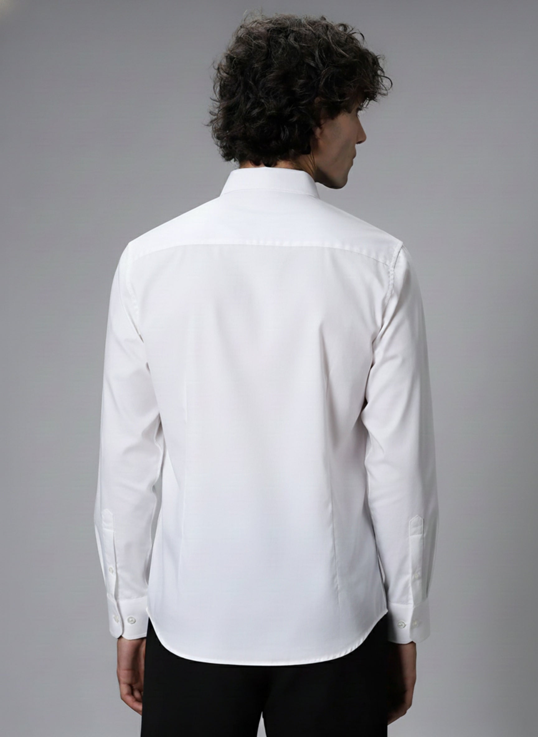 Men’s Pink Snake Embroidered Linen Shirt