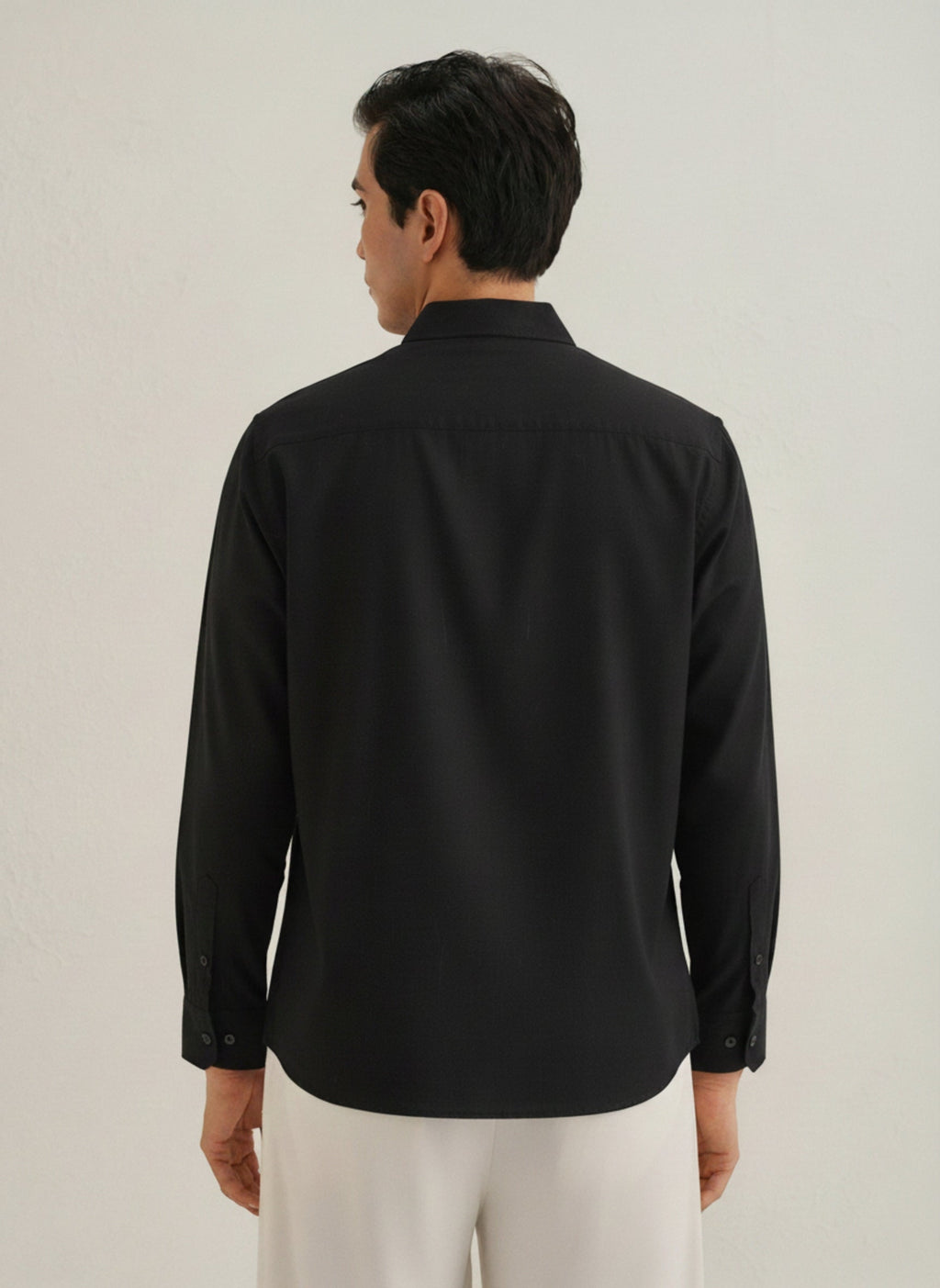 Men’s Light House Embroidered Linen Shirt