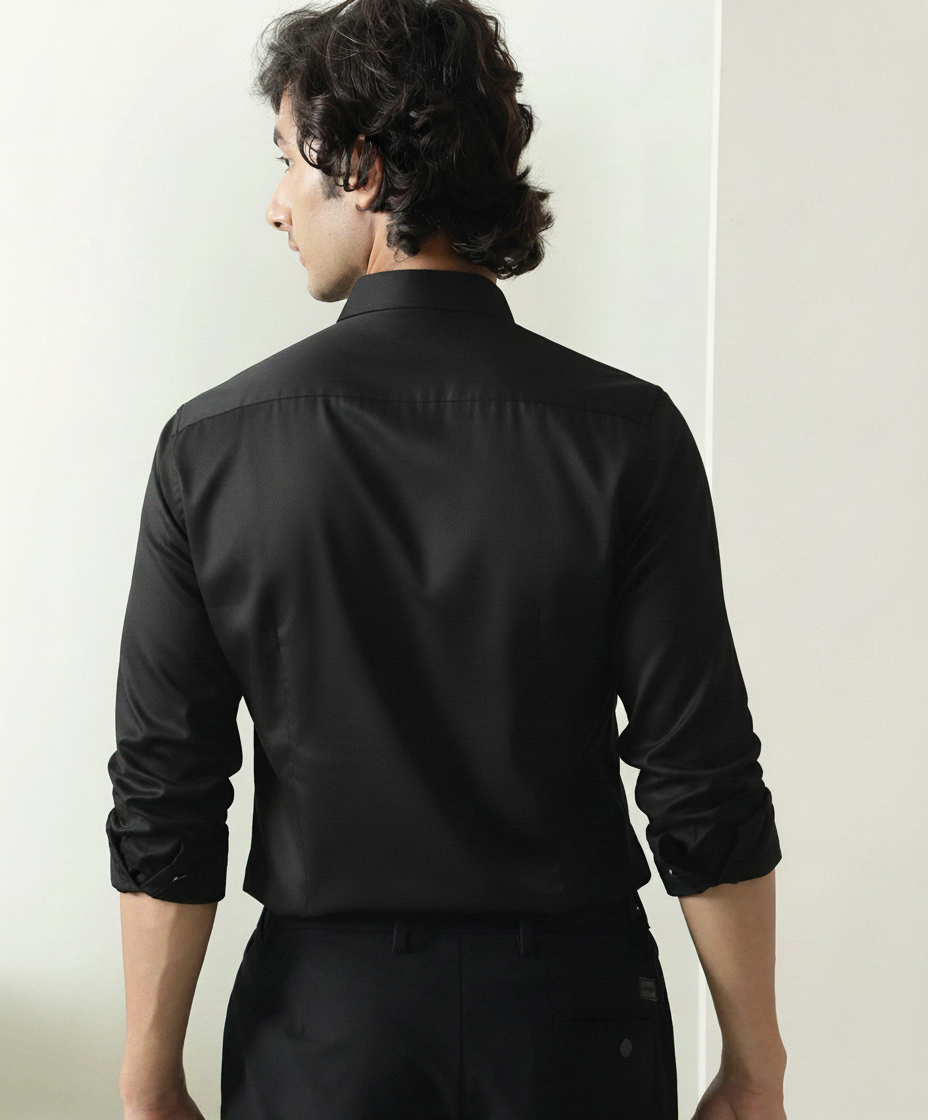 Men’s Cliff Tiger Embroidered Linen Shirt