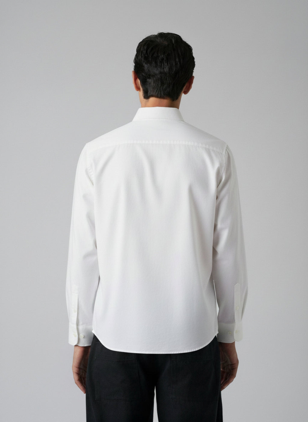 Men’s Landscape Embroidered Linen Shirt