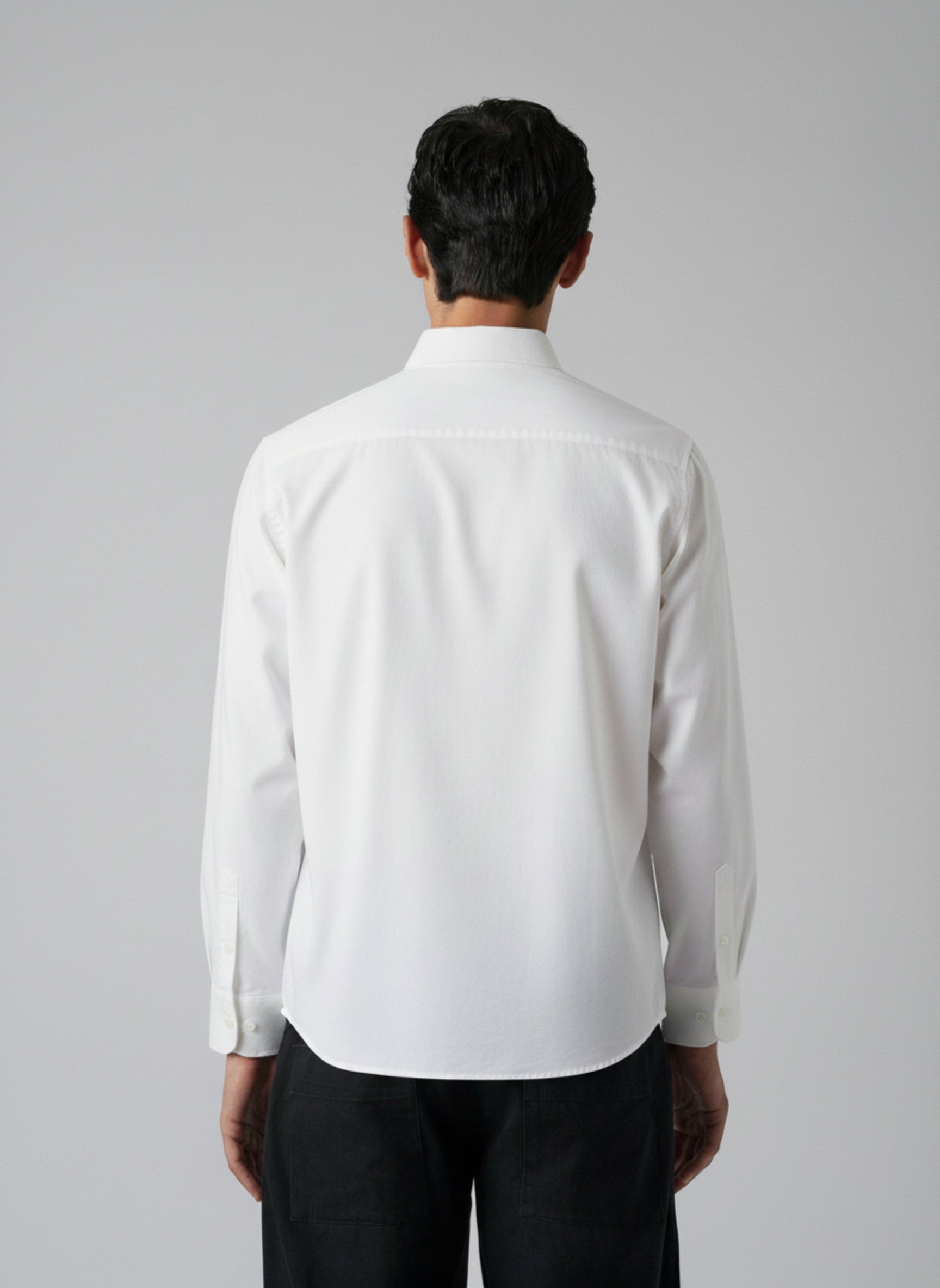 Men’s Landscape Embroidered Linen Shirt