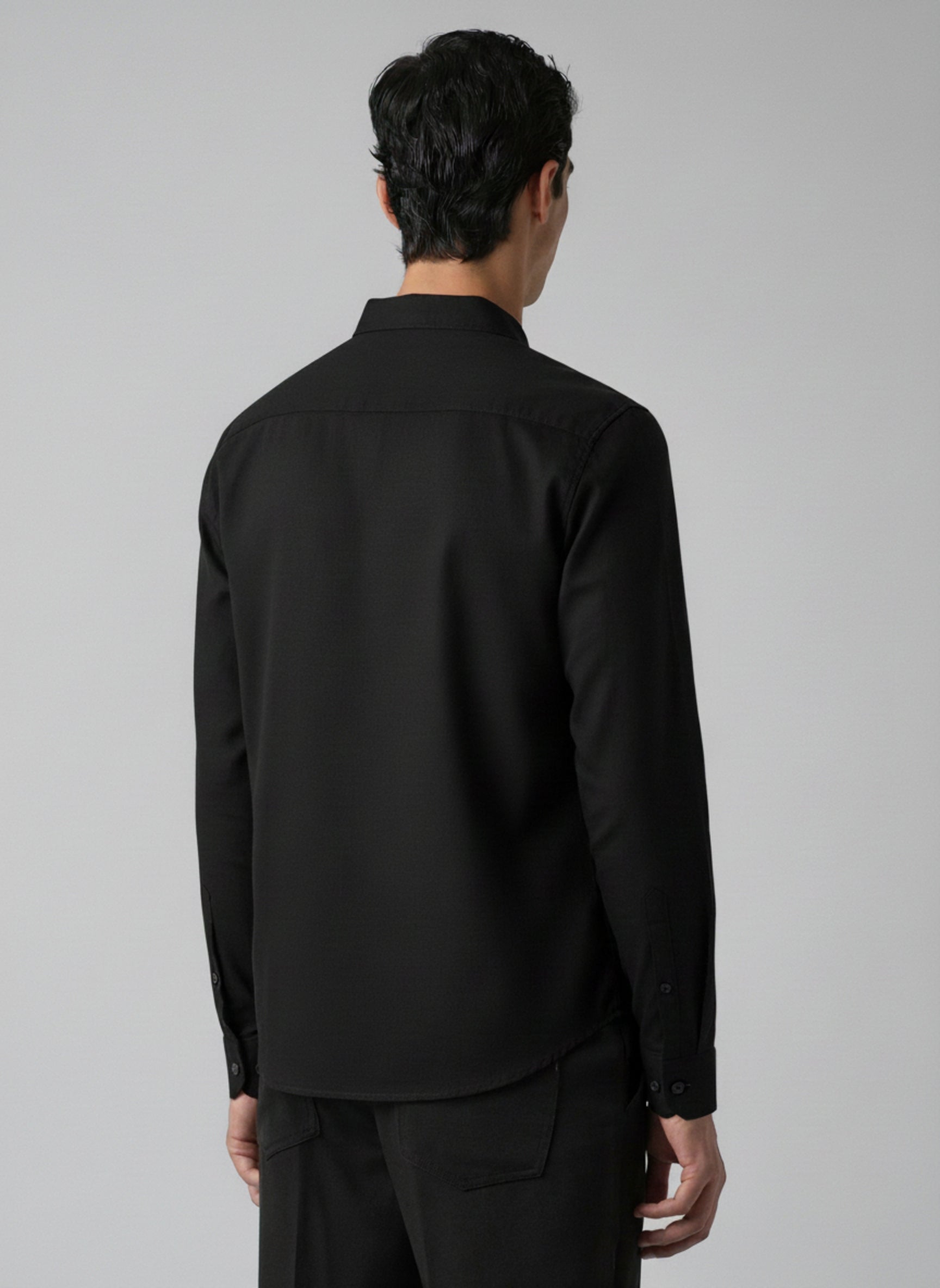 Men’s Landscape Embroidered Linen Shirt